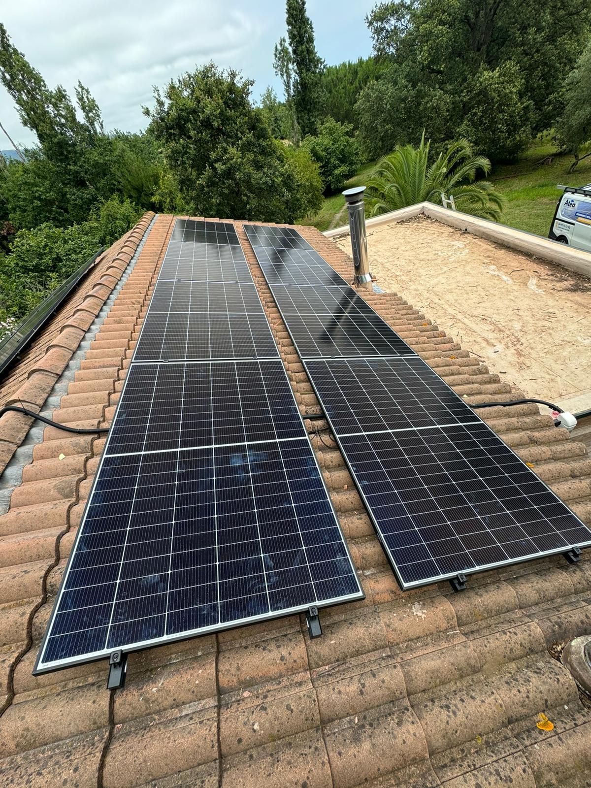 Panneaux solaires vue 3
