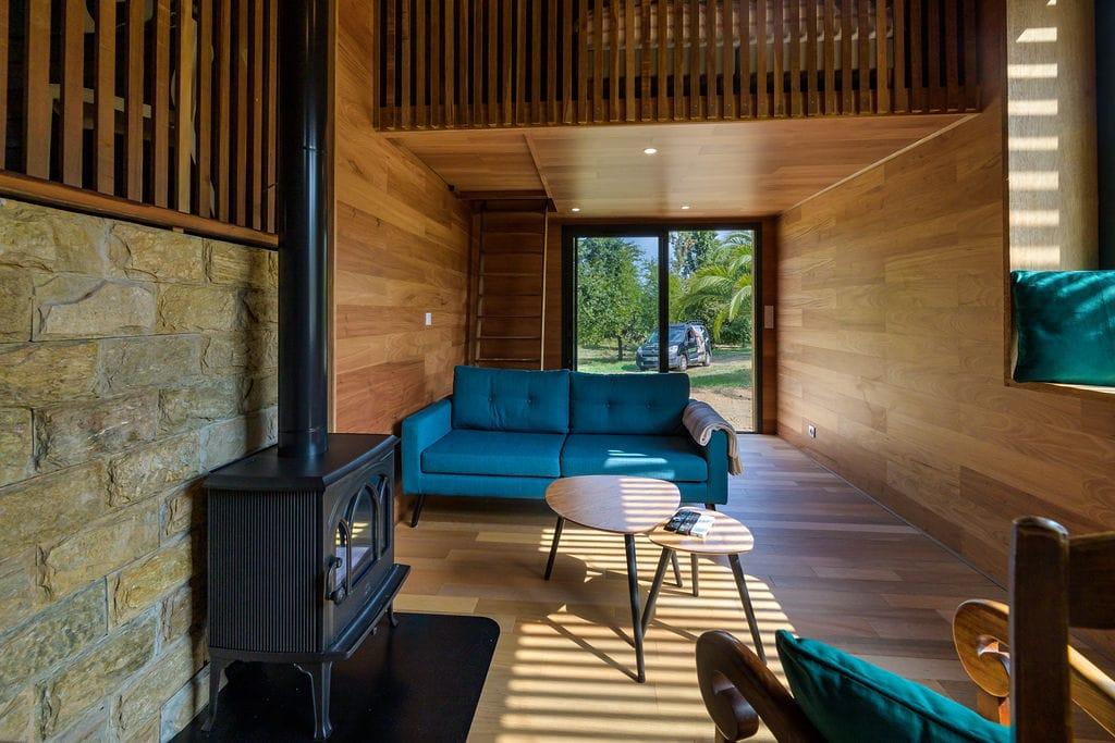 Porte vitrée coulissante